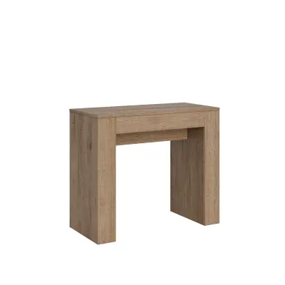 Ityhome 90 x 77 konzolna miza rjava