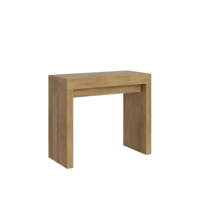 Ityhome 90 x 77 konzolna miza rjava