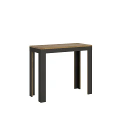 Ityhome 90 x 77 konzolna miza rjava