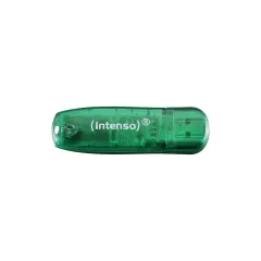 INTENSO 8GB Rainbow zelen, USB 2.0 disk, s pokrovčkom