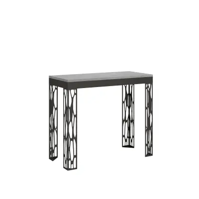 Ityhome 90 x 77 konzolna miza siva