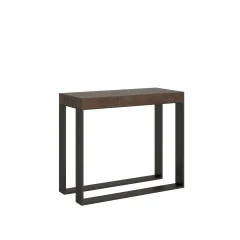 Ityhome 90 x 77 konzolna miza rjava