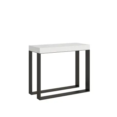 Ityhome 90 x 77 konzolna miza bela