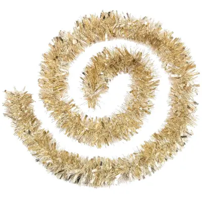 Girlanda za božično drevo zlata 2m