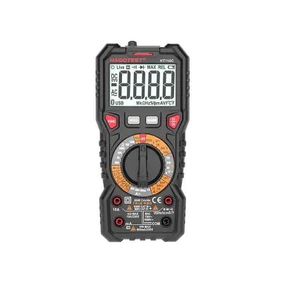 Digitalni multimeter s svetilko Habotest HT118C, True RMS, NCV, testiranje baterije
