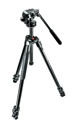 MANFROTTO 290 Xtra aluminijasto 3-sekcijsko stojalo komplet z 128RC fluid video glavo
