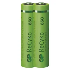 Baterija polnilna GP RECYKO AAA 650 mAh 2 kosa