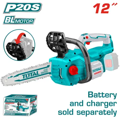Akumulatorska verižna žaga 900W, 20V/2.0Ah-7.5Ah/P20S, serija INDUSTRIAL (TGSLI20128)