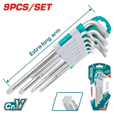 9-delni set TORX ključev, serija INDUSTRIAL (THT106391)