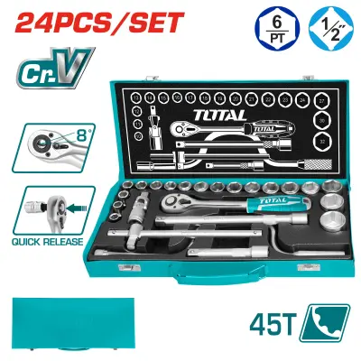 24-delni set 1/2"  ključev, serija INDUSTRIAL (THT141253)