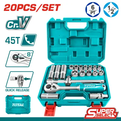 20-delni set ključev, 3,1kg, serija INDUSTRIAL