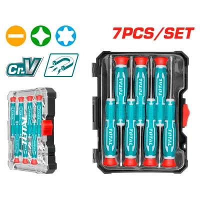 7-delni set precizni izvijač, serija INDUSTRIAL (THT250726)