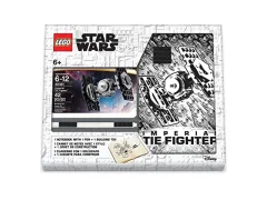 LEGO IQ Star Wars TIE BOGHER KRETIVITIVNOST S FSC Certified Journal, TIE Fighter Building Toy in Black Gel Pen, 52510
