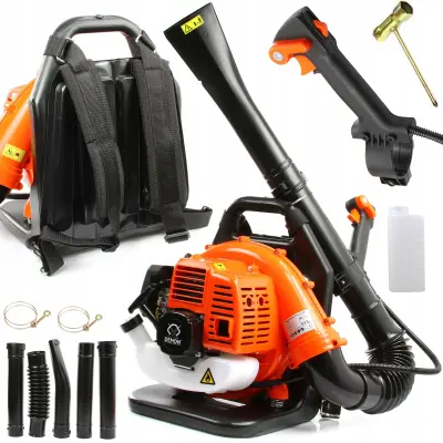 Nahrbtni motorni pihalnik listja 6500vrt/min dolga cev