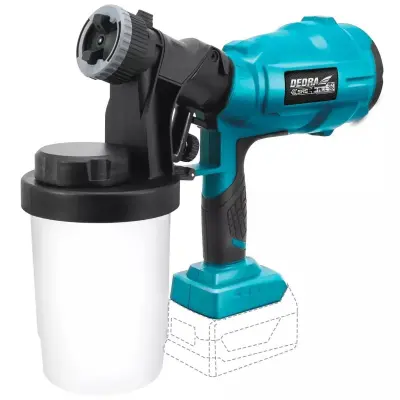 Sas+all PRO 18V akumulatorska pršilna lakirna enota za pleskanje 900ml