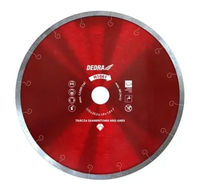 Diamantna rezalna plošča za gress keramiko 110×22,2mm mokro rezanje