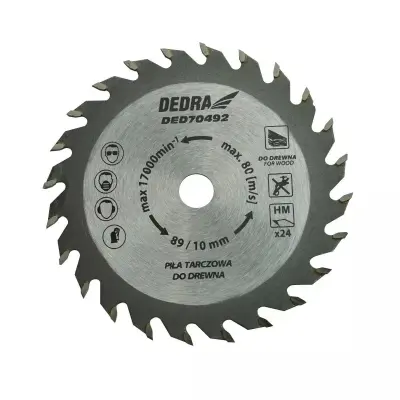 WIDIA rezalna plošča za les – žagin list 24 zob 89x10mm
