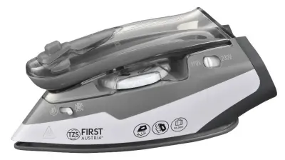 Likalnik parni potovalni FIRST, belo-siva barva, 1100W