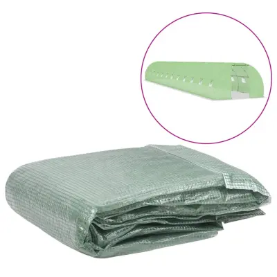 vidaXL Nadomestno pokrivalo za rastlinjak 54 m² 300x1800x200 cm zeleno