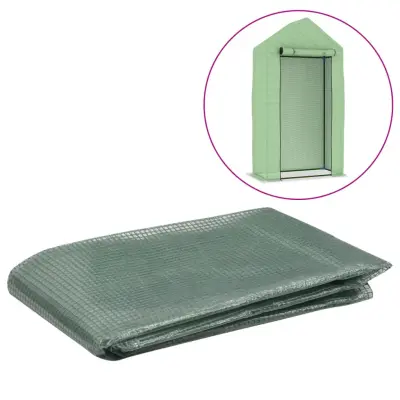 vidaXL Nadomestno pokrivalo za rastlinjak 0,5 m² 50x100x190 cm zeleno