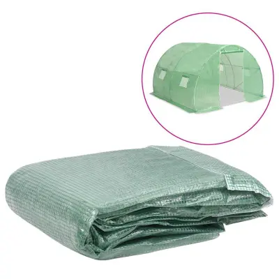vidaXL Nadomestno pokrivalo za rastlinjak 9 m² 300x300x200 cm zeleno