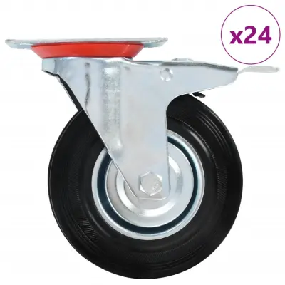 vidaXL Gibljiva kolesa 125 mm