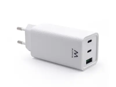 Stenski hitri polnilnik EWENT 66 W USB-C