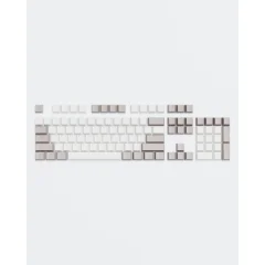 Dark Project - KS-48 PBT Keycaps (ENG/RU/UA | White/Grey)