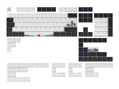 Dark Project - Fuji Keycaps [ANSI & ISO]