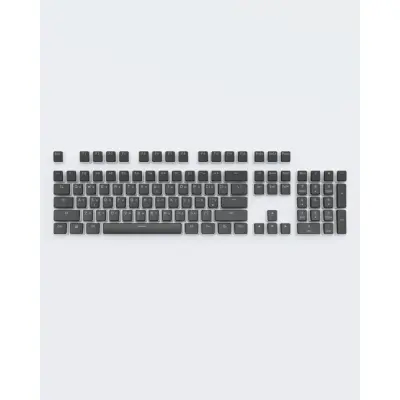 Dark Project - KS-49 PBT Keycaps (ENG/RU/UA | Black)