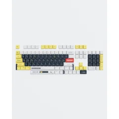 Dark Project - KS-1036 PBT Keycaps (ENG/RU/UA | White/Yellow)