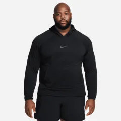 Nike Dri-FIT Fleece Hoodie, LS Black/Iron Grey - XL