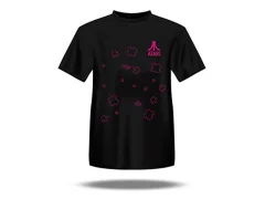 Atari majica - črna z roza asteroidi - veliki