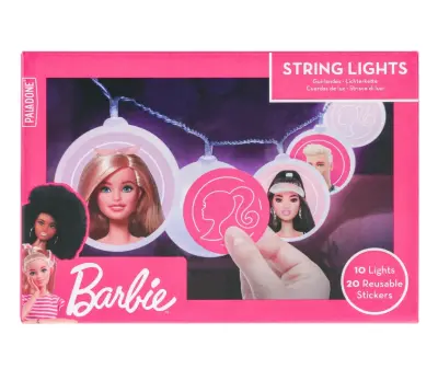 Paladone - Barbie lučke na vrvici z nalepkami - Barbie svetilka