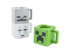 Plastične Minecraft skodelice za kavo, komplet 3 skodelic Minecraft