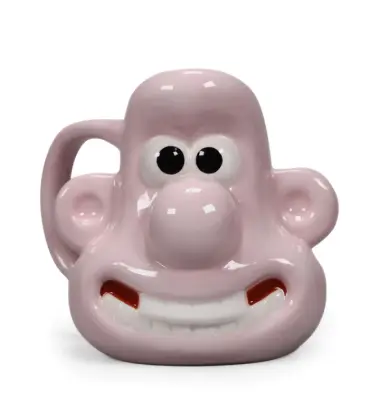 Aardman - skodelice v obliki škatle - Wallace & Gromit Wallace skodelica v obliki škatle