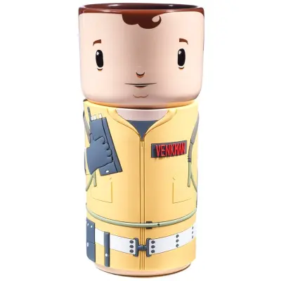 Keramična skodelica CosCups by Numskull Ghostbusters Peter Venkman darilo z gumijastim tulcem 400 ml – uradno blago Ghostbusters
