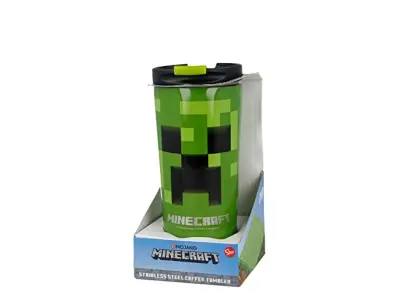 Stor Minecraft iz nerjavečega jekla 425 ML kozarec za kavo, kovina, večbarvno, estándar