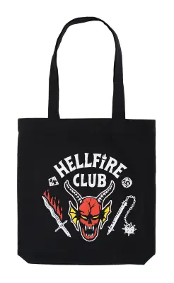 BOLSO DE TELA STRANGER THINGS HELLFIRE CLUB