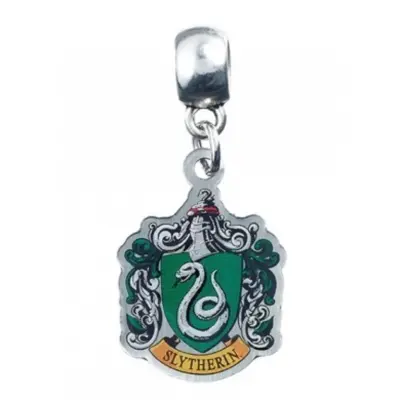 Harry Potter Charm Obesek Slytherin Crest Drsnik Nakit