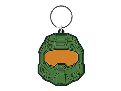 Gumijasti obesek za ključe Pyramid International Halo, obesek za zadrgo ali nahrbtnik (Master Chief Design) – uradno blago