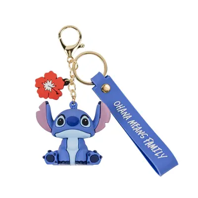 3D OBESEK ZA KLJUČE DISNEY LILO IN STITCH OHANA POMENI DRUŽINO