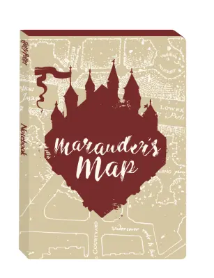 ZVEZEK A5 FLEXI HARRY POTTER MARAUDER'S MAPA