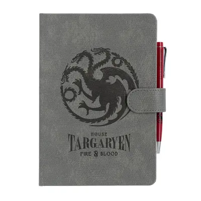PREMIUM A5 ZVEZEK S PISALO GAME OF THRONES HOUSE TARGARYEN