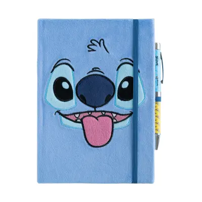 ZVEZEK PREMIUM A5 S PLIŠASTIM OVITKOM S PISALO ZA PROJEKTOR TROPICAL DISNEY STITCH