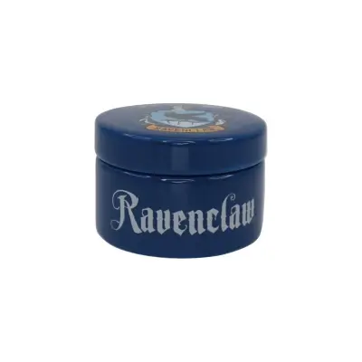 Okrogla keramična škatla za nakit Harry Potter - Ravenclaw - Škatla za nakit s pokrovom - 6 cm dekor - darila Ravenclaw