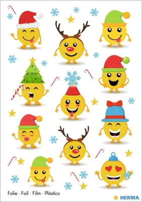 ČAROBNI EMOJIS BOŽIČNE NALEPKE