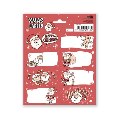 HO HO HO BOŽIČNE ETIKETE