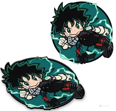 Numskull uradni brezžični polnilnik My Hero Academia - 10 W hitri polnilnik Qi za vse brezžične naprave Qi