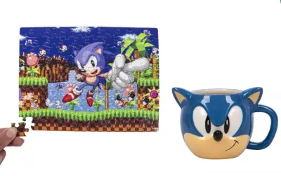 JEŽEK SONIC 3D SKODELKA IN SESTAVALKA